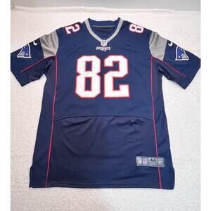 NIKE Authentic New England Patriots Jersey Kyle Arrington 8 NFL On Field Blue 44